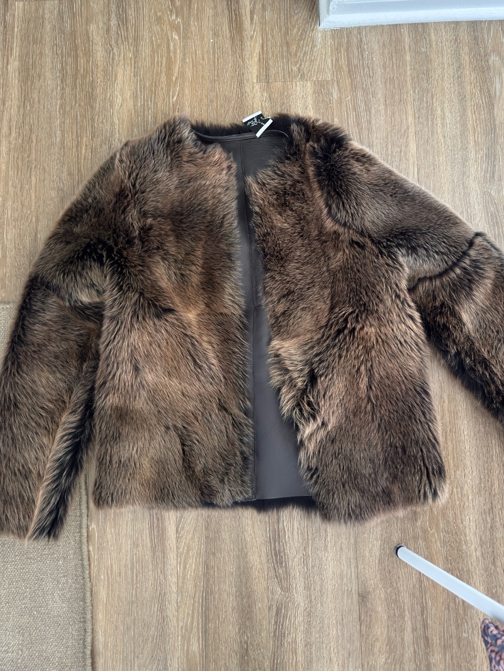 Pologeorgis Brown Fur Jacket